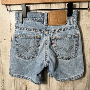 Levis Vintage 90s 550 Denim Light Wash Jorts Relaxed Fit Kids Size 2T
